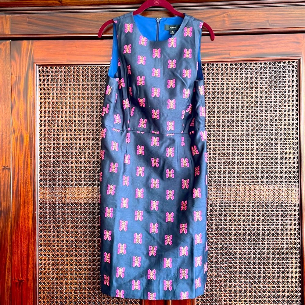 NWT J. Crew butterfly dress
